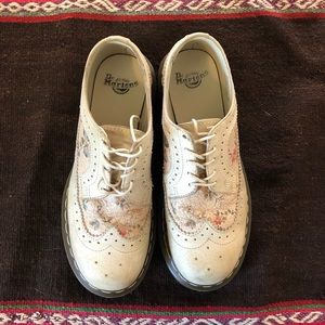 Vintage Dr Marten crackle Brogue Oxford size 7